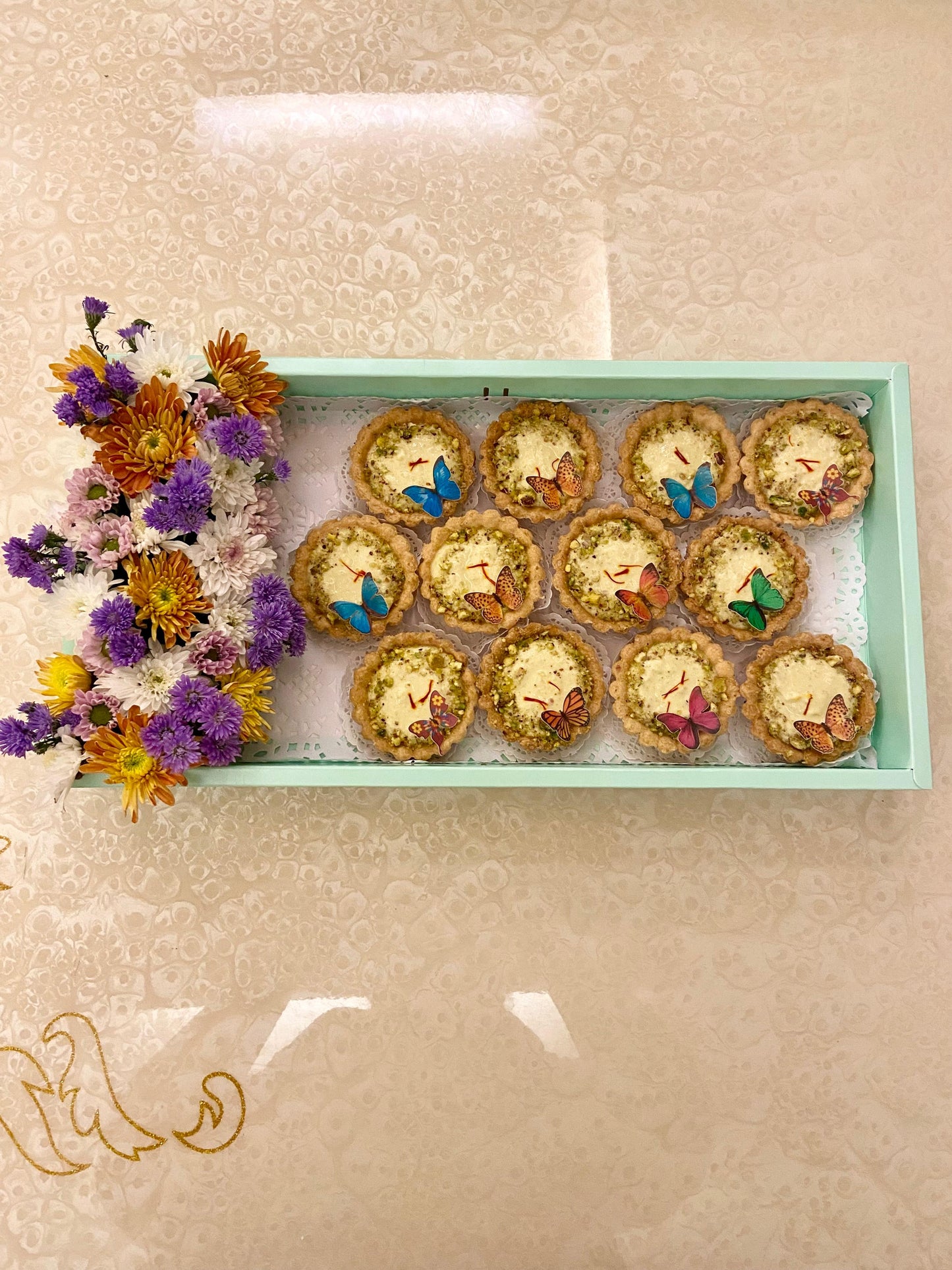 Kesar Phirni Tarts